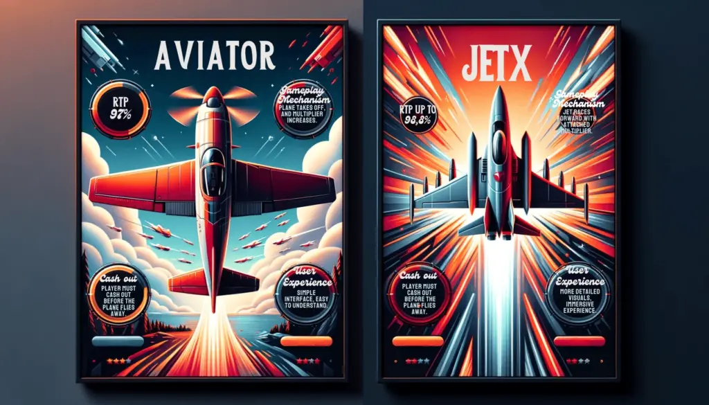 Aviator versus jetx