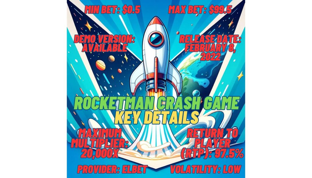 Rocketman Crash Game Key Details